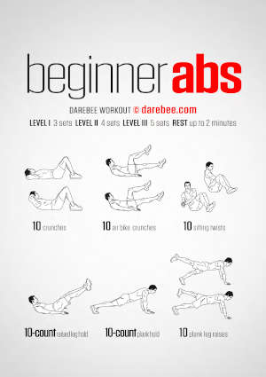 beginner abs workout